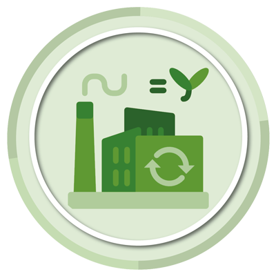 Smaltimento rifiuti edili icona