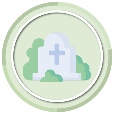 smaltimento rifiuti cimiteriali icona